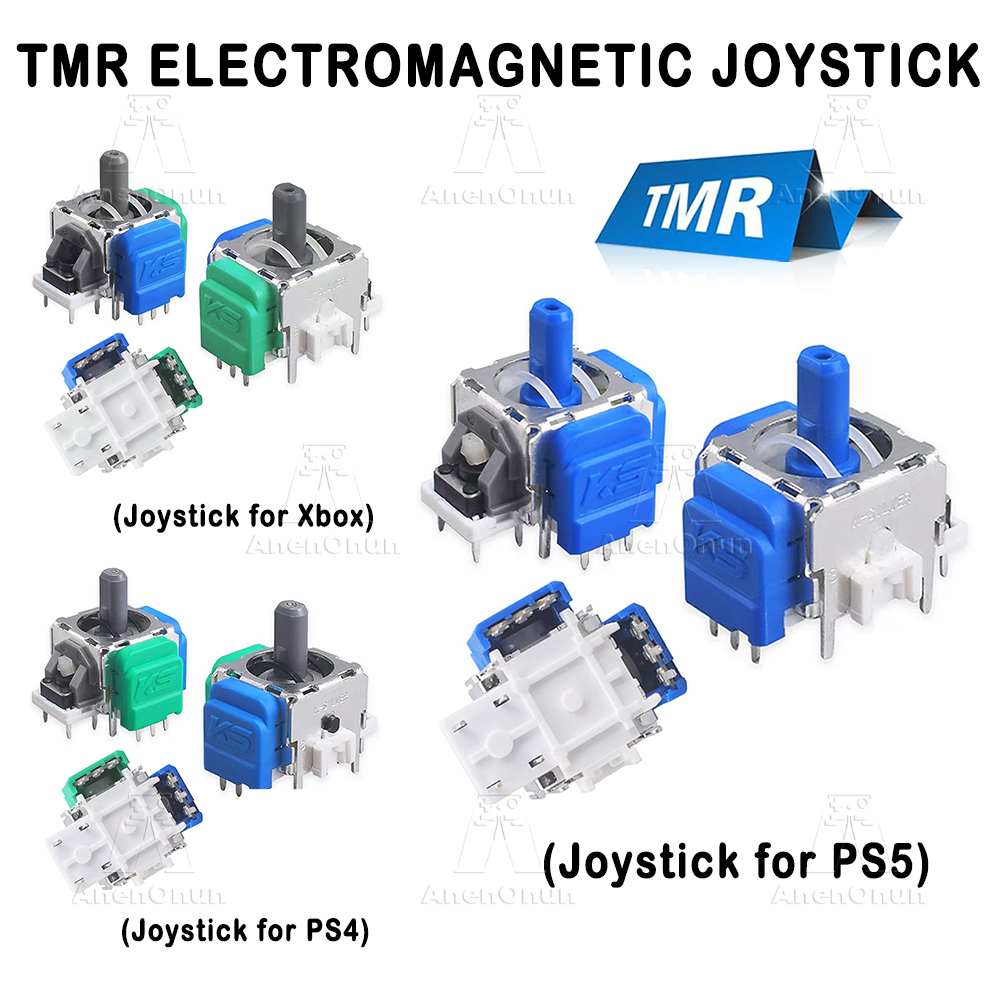 Pc Gaming Setup - Tmr joystick eletromagnético para ps5/ps4/xbox controlador