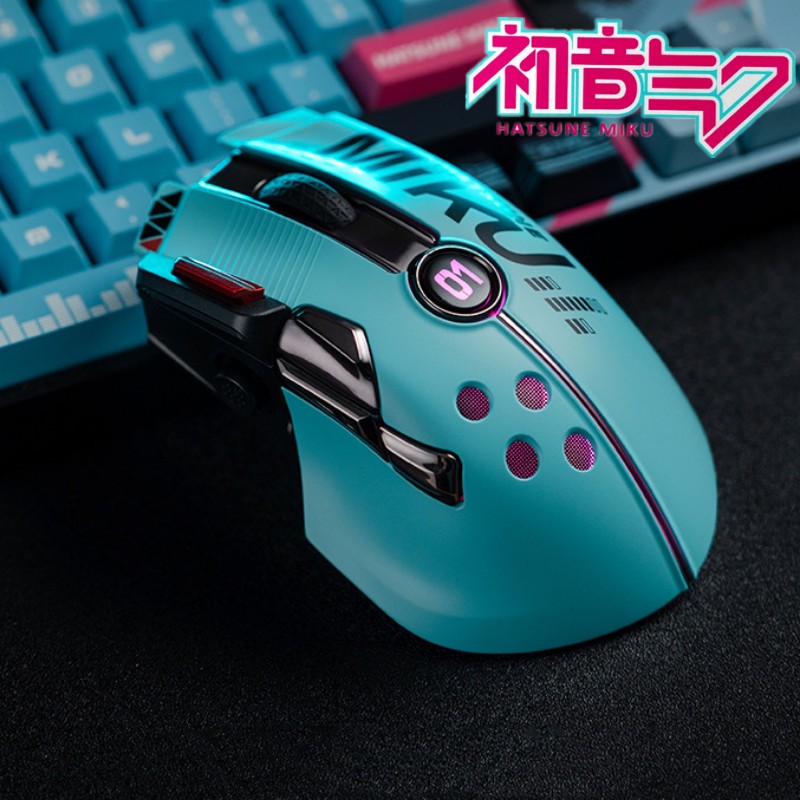 Pc Gaming Hatsune Miku - Hatsune Miku Wireless Gaming Mouse, Anime