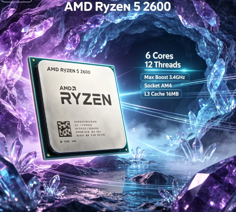 Amd Cpu Ryzen 5 - Processador AMD Ryzen 5 2600 R5