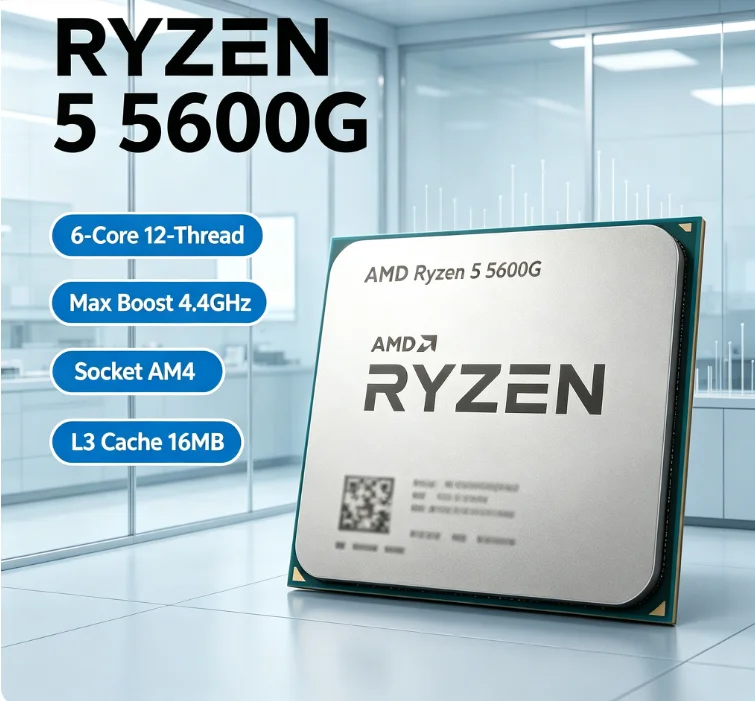 Amd Cpu Ryzen 5 - Processador AMD Ryzen 5 5600G R5