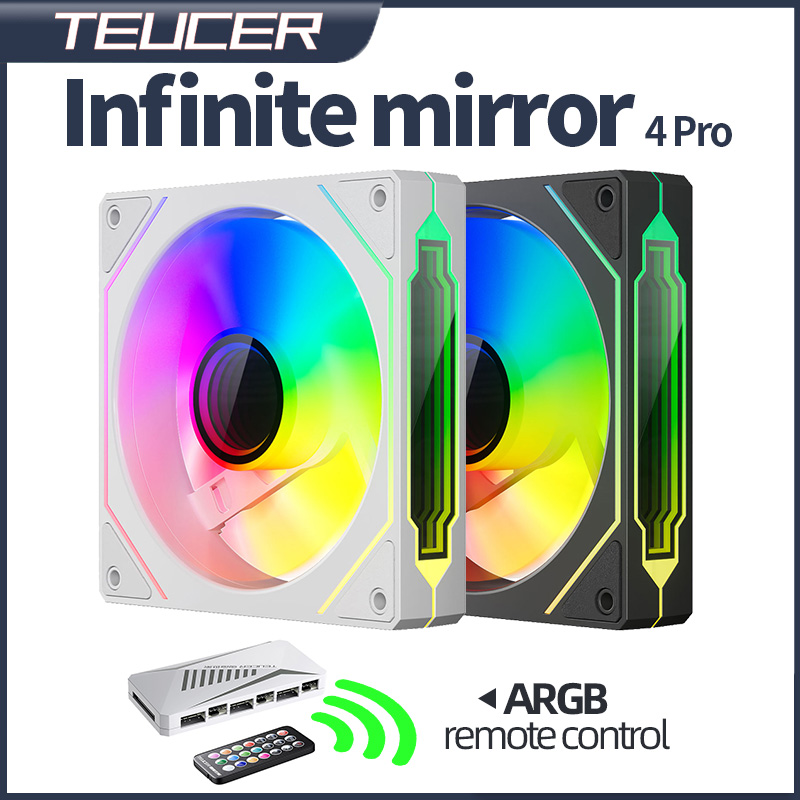 Pc Water Cooling - Teucer espelho infinito 4pro 120mm caso