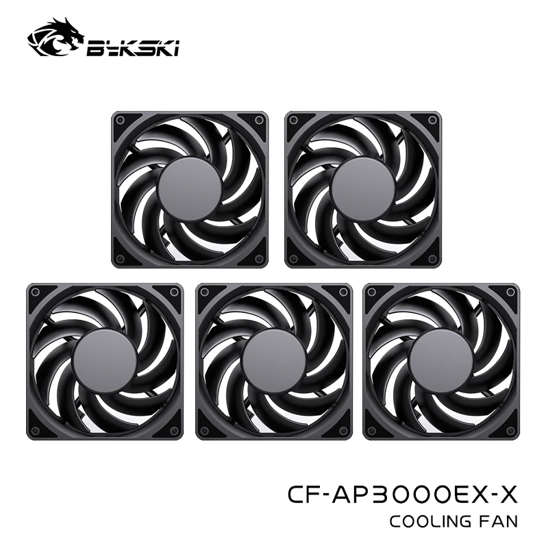 Pc Water Cooling - Bykski-Ventilador do radiador de refrigeração a