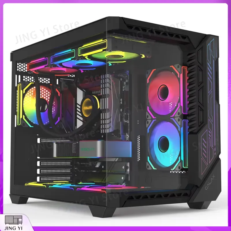 Pc Gaming Water Cooling - Gabinete Gamer RGB Mid Tower em
