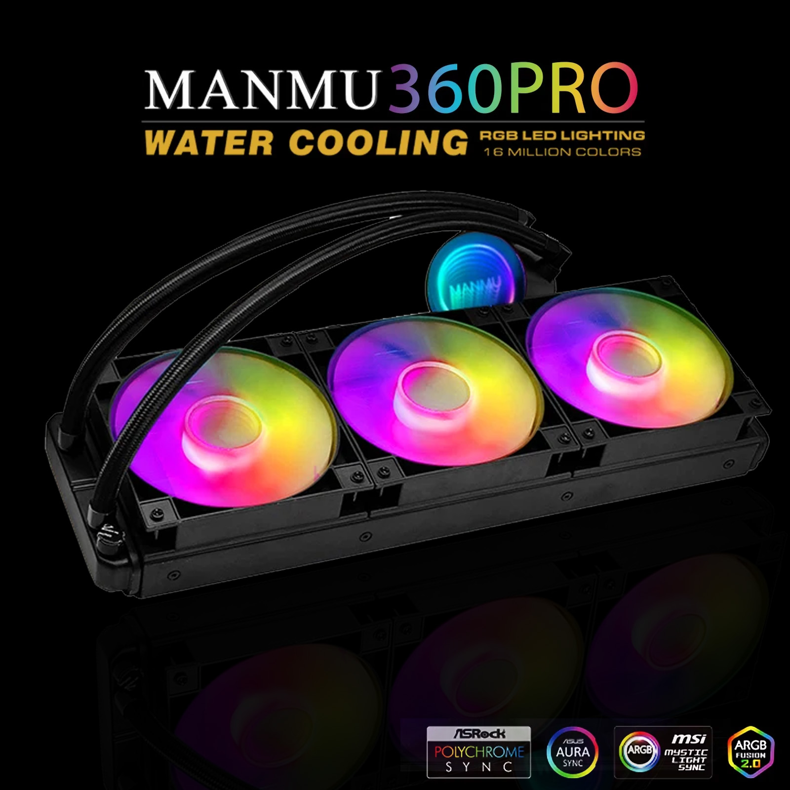 Pc Water Cooling - Resfriador de Água para CPU MANMU