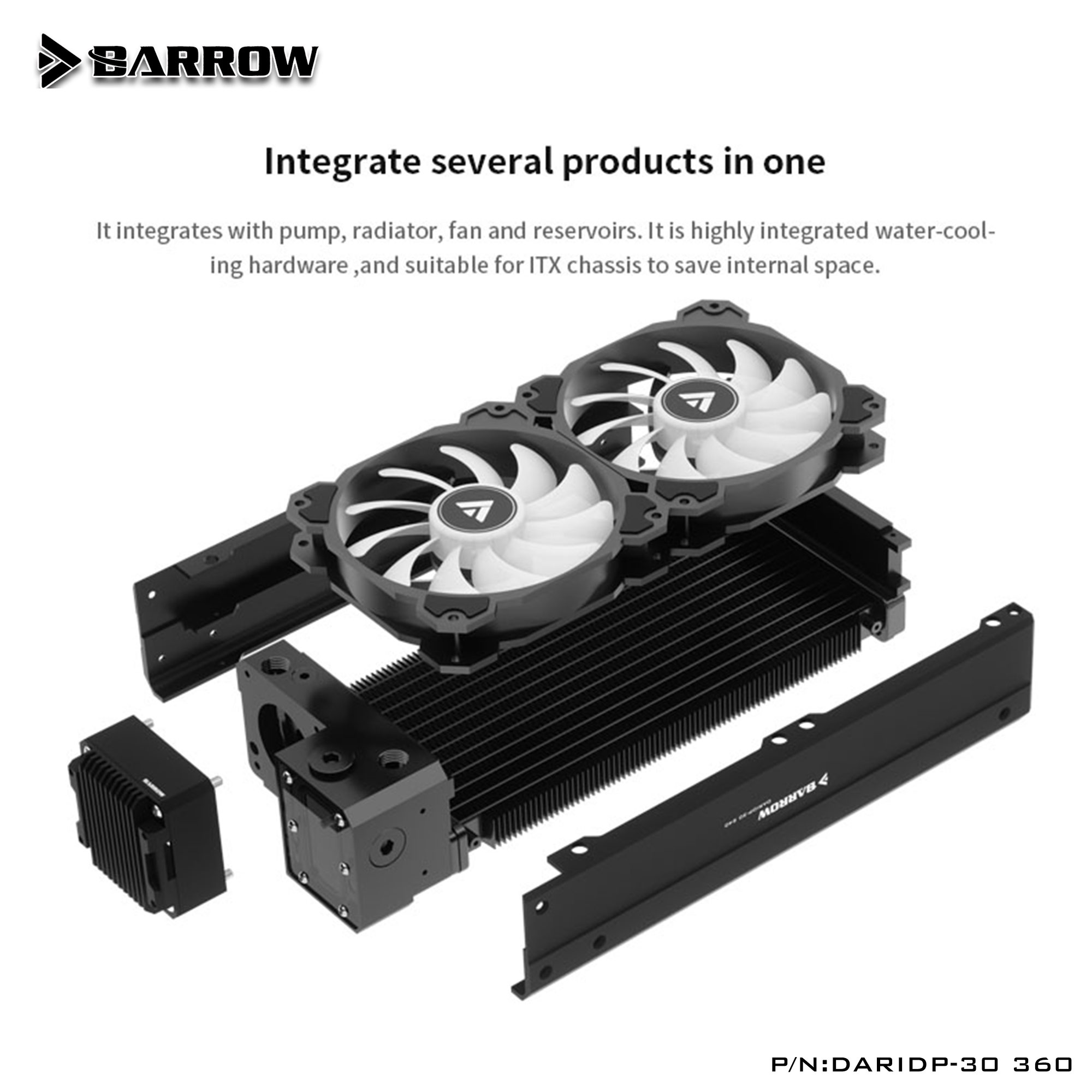 Pc Gaming Water Cooling - Kit de Resfriamento a Água para