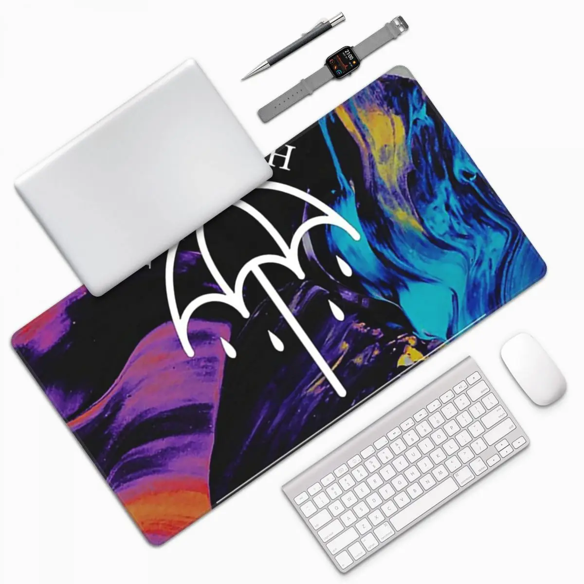 Pc Gaming Umbrella - Tapete de Rato Grande Splash Bmth