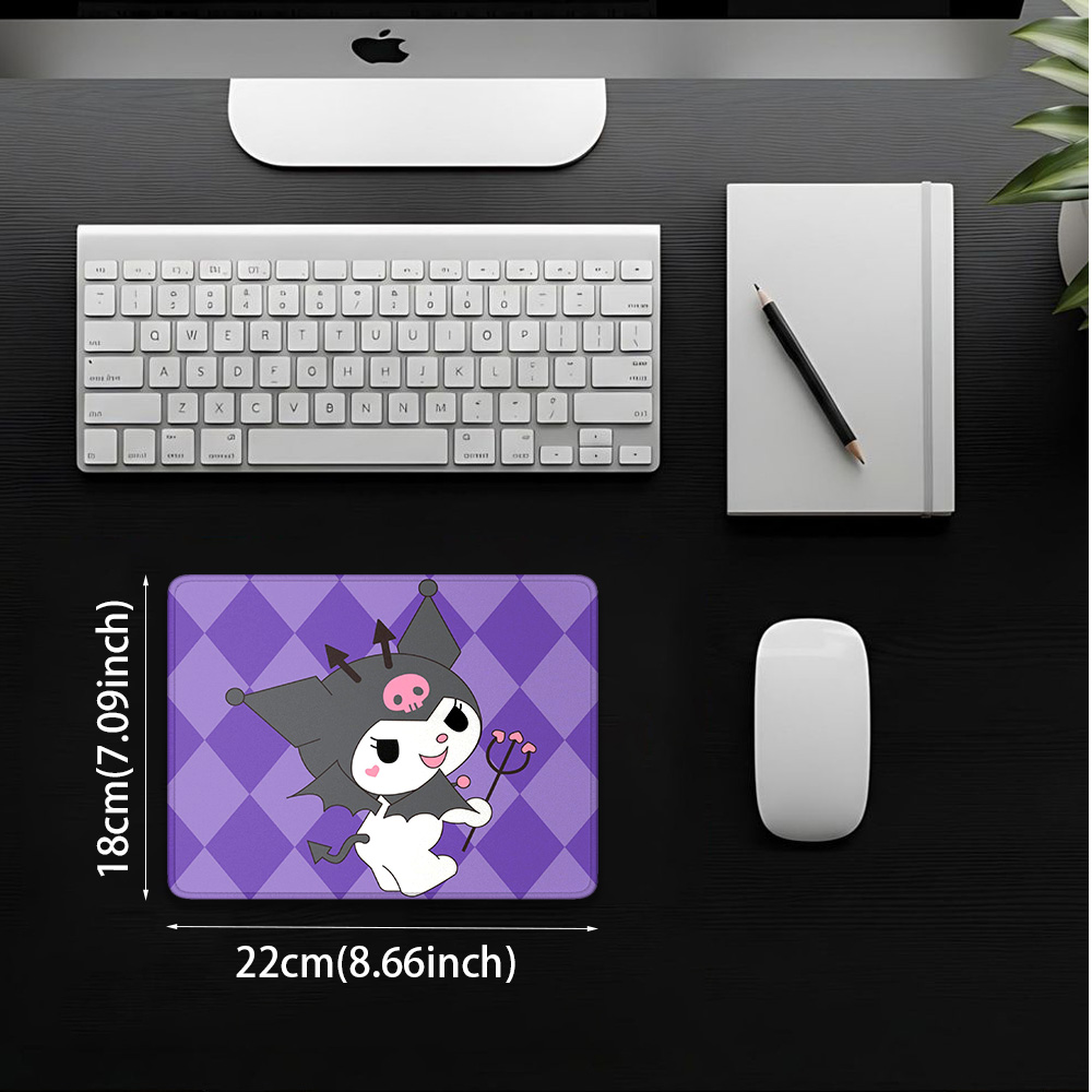 Pequeno tapete para mouse k-ku - Pc Gaming Kuromi avaliação e preço