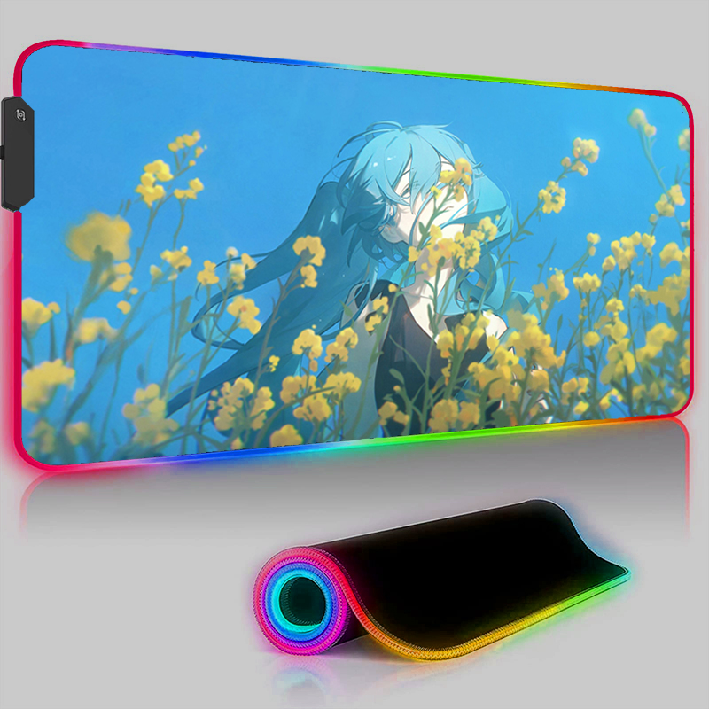 Kawaii rosa hd mouse pad rgb p - Pc Gaming Hatsune Miku avaliação e preço