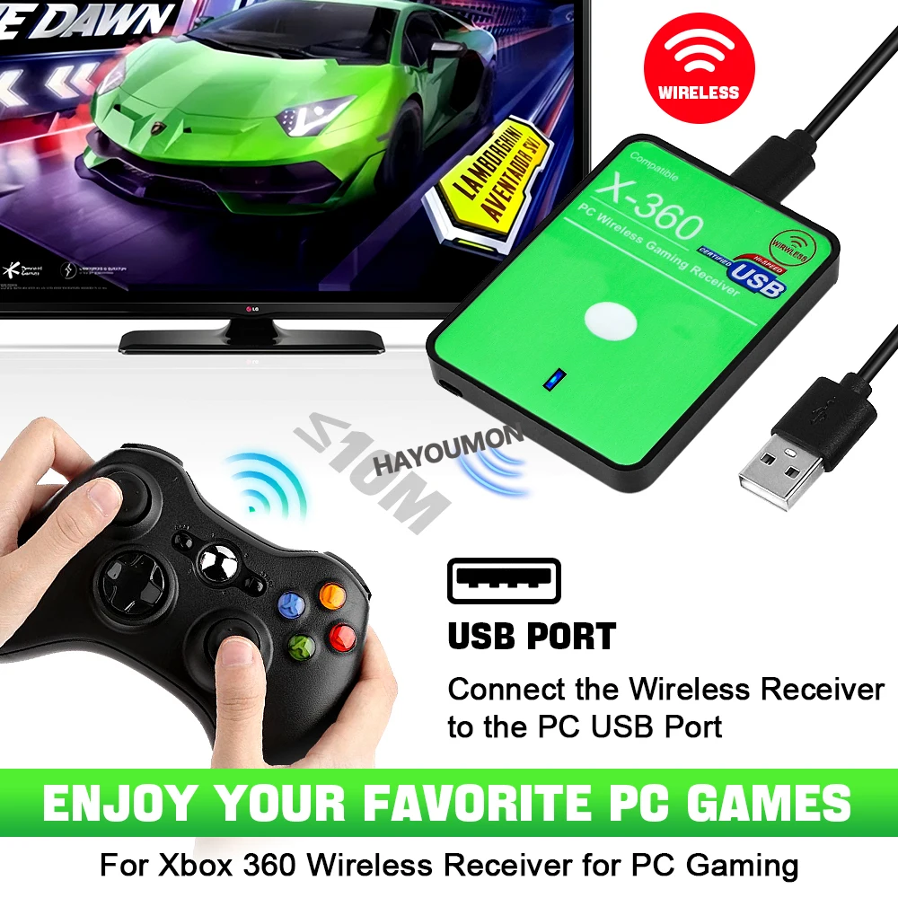 Receptor de jogos sem fio, con - Pc Gaming Xbox avaliação e preço