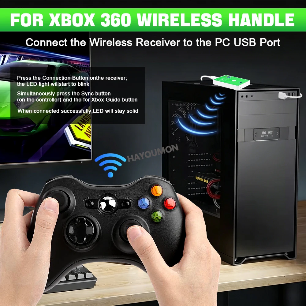 Receptor de jogos sem fio, con - Pc Gaming Xbox avaliação e preço