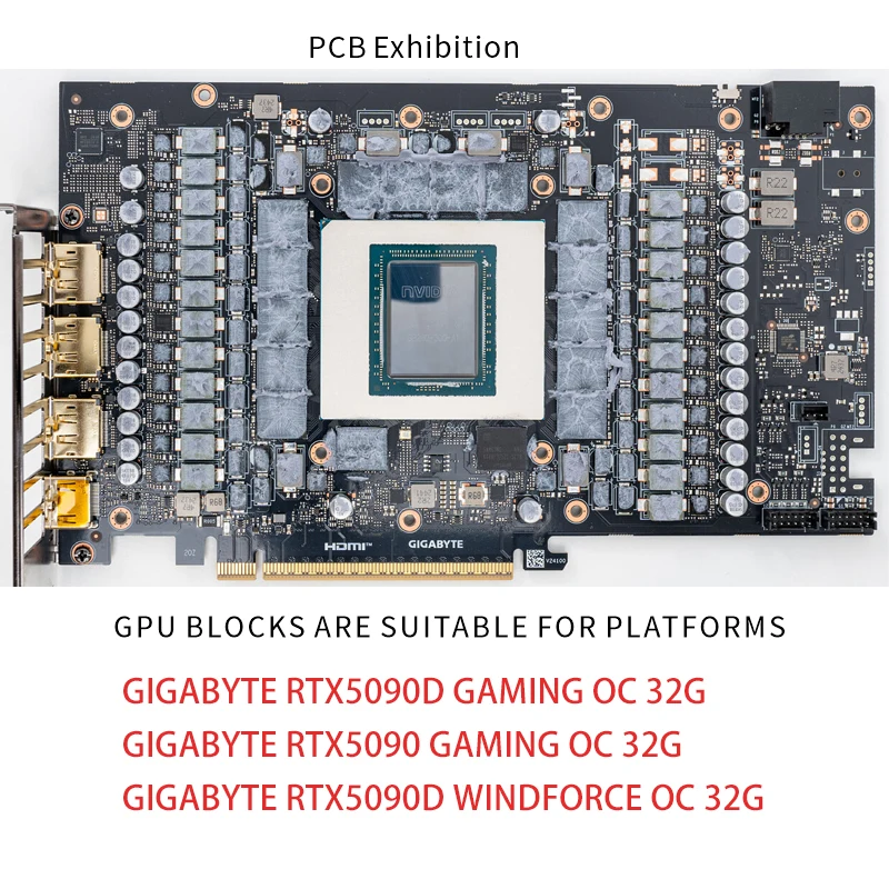 Bloco de GPU Bykski N-GV5090DW - Pc Gaming Water Cooling avaliação e preço