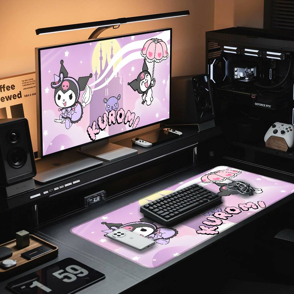 Mouse Pad K-Kuromi Fofo de Bor - Pc Gaming Kuromi avaliação e preço
