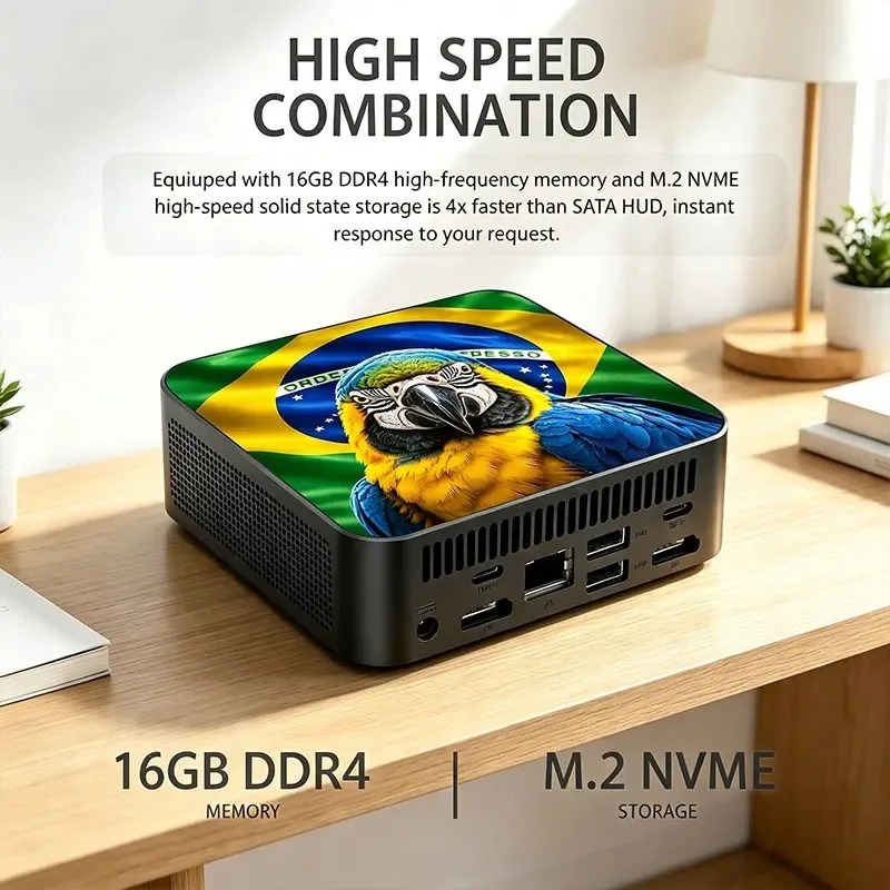 Novo Mini PC Poderoso, Computa - Pc Gaming Ddr4 avaliação e preço