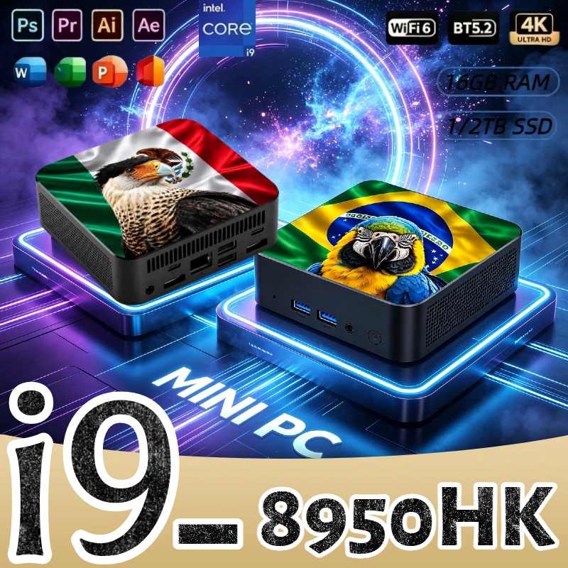 Mini PC Core i9-8950HK 16GB RA - Pc Gaming Ddr4 avaliação e preço