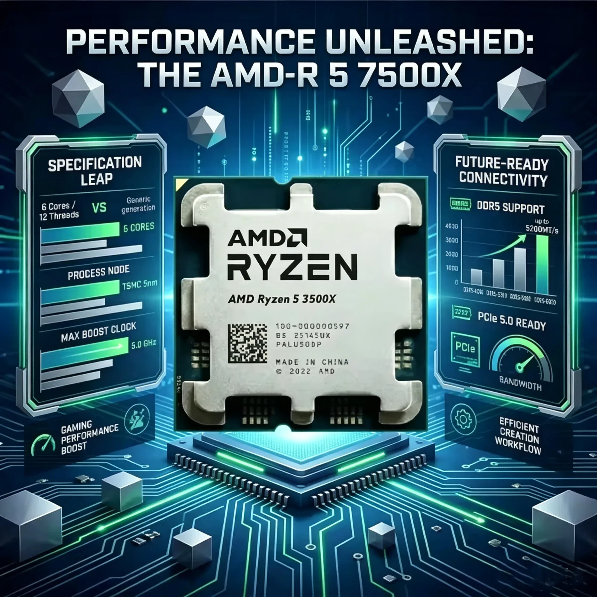 Processador de Jogos para Desk - Amd Cpu Ryzen 5 avaliação e preço