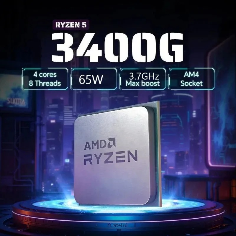 Processador AMD Ryzen 5 3400G  - Amd Cpu Ryzen 5 avaliação e preço