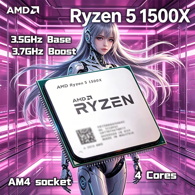 Processador AMD Ryzen 5 1500X, - Amd Cpu Ryzen 5 avaliação e preço