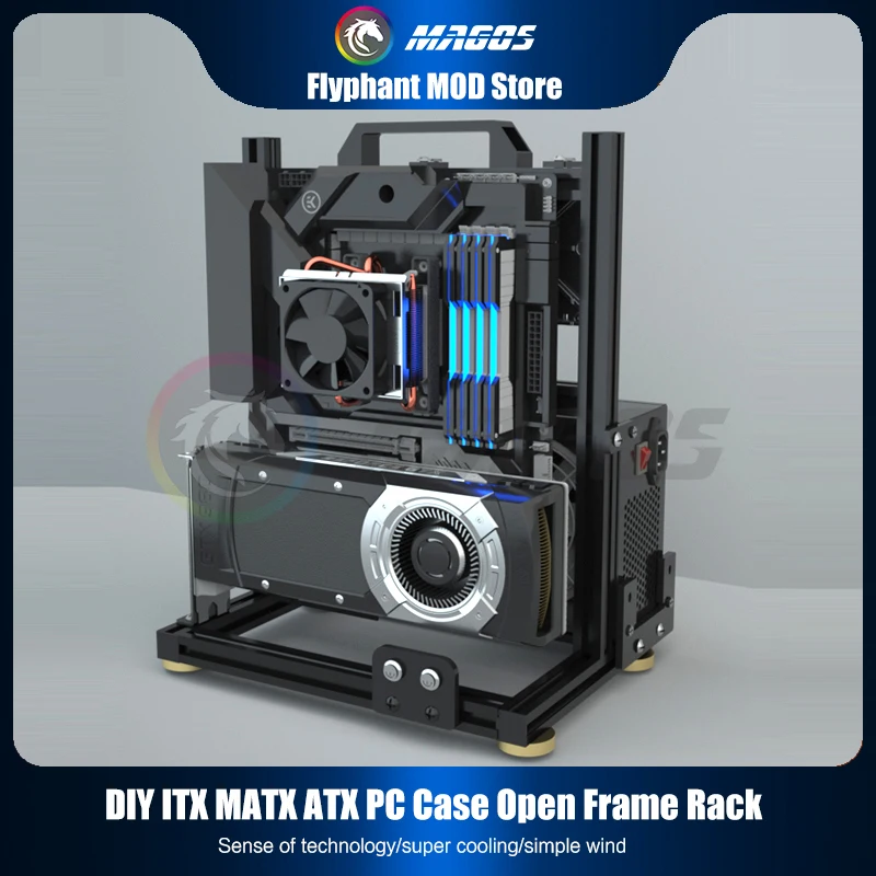Armário gamer diy, chassi itx  - Pc Gaming Water Cooling avaliação e preço