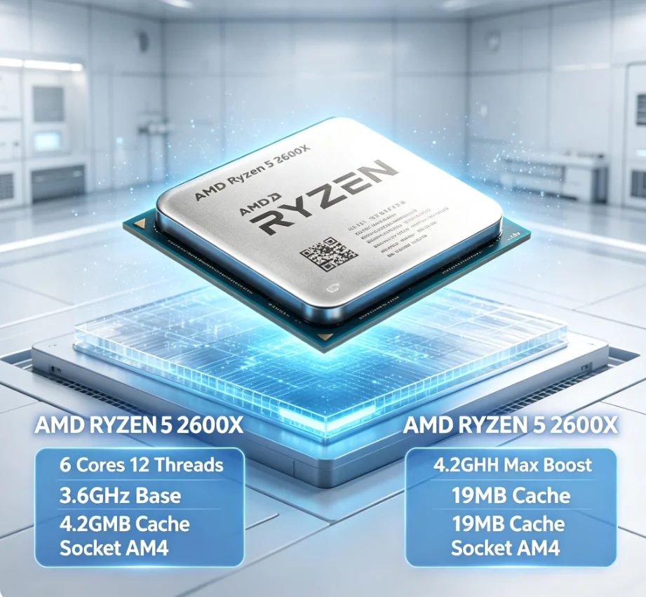 Processador R5 2600X 36GHz 6C1 - Amd Cpu Ryzen 5 avaliação e preço