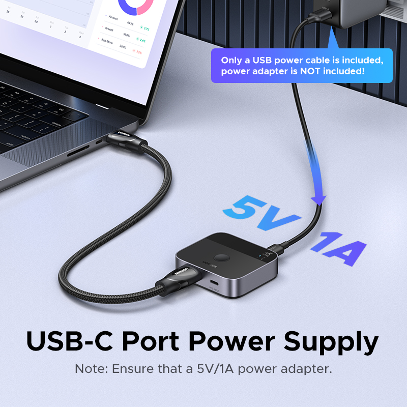 UGREEN HDMI USB C Switch 2 Ent - Pc Zotac Gaming avaliação e preço