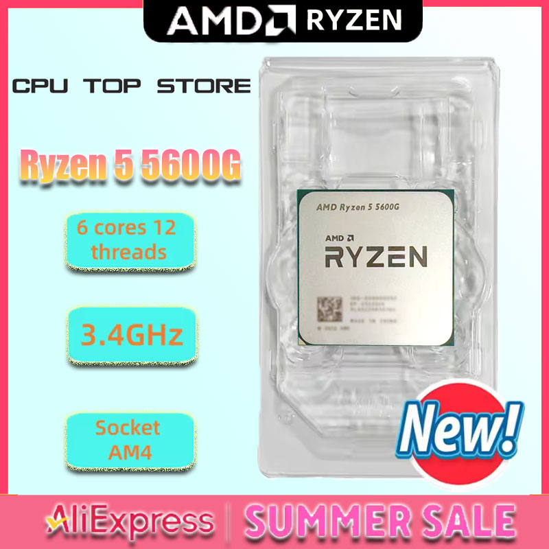 Processador AMD Ryzen 5 5600G  - Amd Cpu Ryzen 5 avaliação e preço