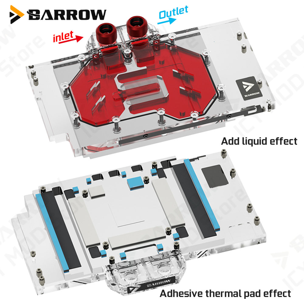 Bloco de resfriamento de água  - Pc Gaming Water Cooling avaliação e preço