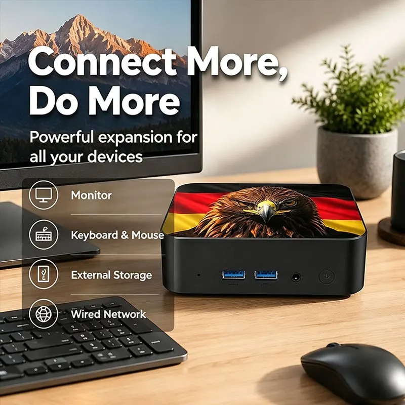 Mini PC Portátil 2026 Intel Co - Pc Gaming Ddr4 avaliação e preço