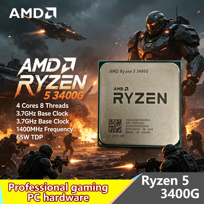 Processador AMD Ryzen 5 3400G  - Amd Cpu Ryzen 5 avaliação e preço