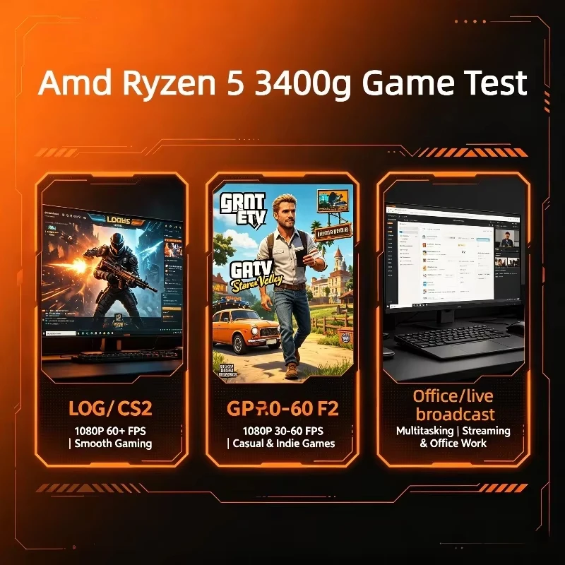 Processador AMD Ryzen 5 3400G  - Amd Cpu Ryzen 5 avaliação e preço